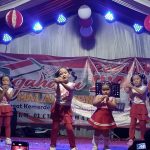Panggung Pesta Rakyat Warga Ciomas Harapan Meriah Menyambut HUT RI Ke-81, Tarian Anak-Anak Culik Perhatian Warga